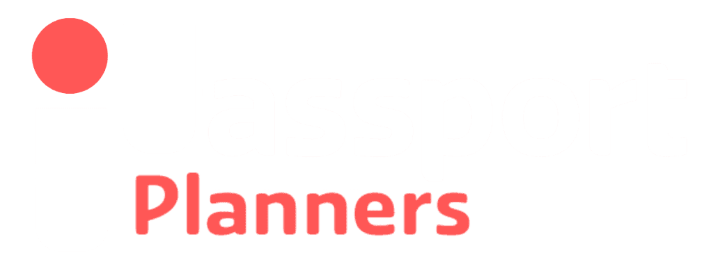 White Logo Of Passport Planners